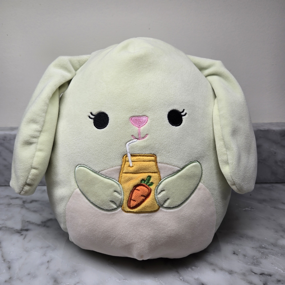 Squishmallow Hara the Green Bunny 12” Soft Plush‎ Perfect for Easter NICE SHAPE!